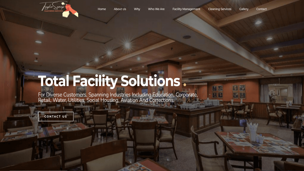 Download Free & Responsive Facility Management Website Template