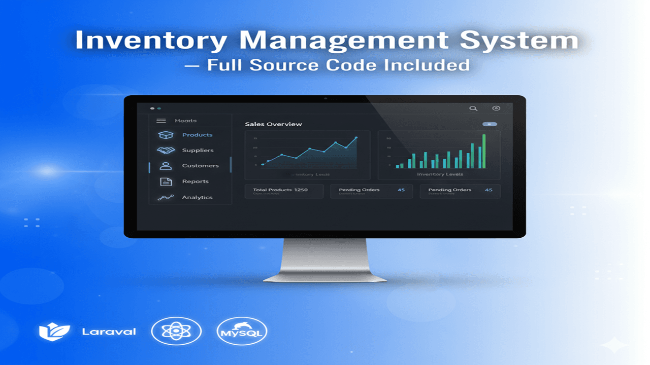 Inventory Management System Project in PHP with Source Code