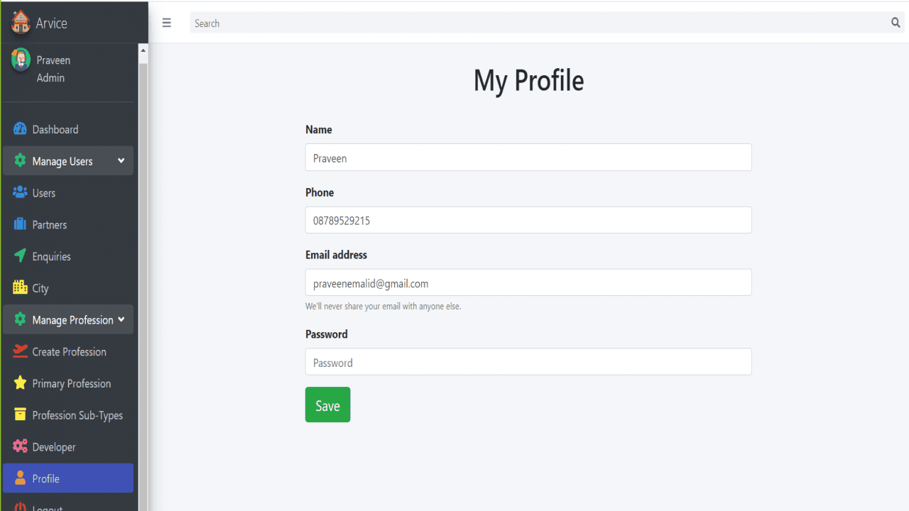 Urban Clap Clone Source Code (Laravel) Snapshot