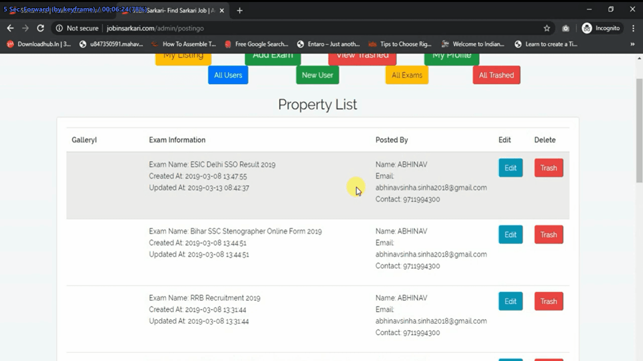 Laravel Job Portal With Source Code Snapshot