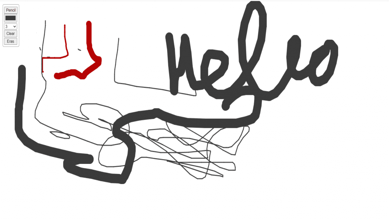 Whiteboard in React | Canvas in React Source Code Snapshot