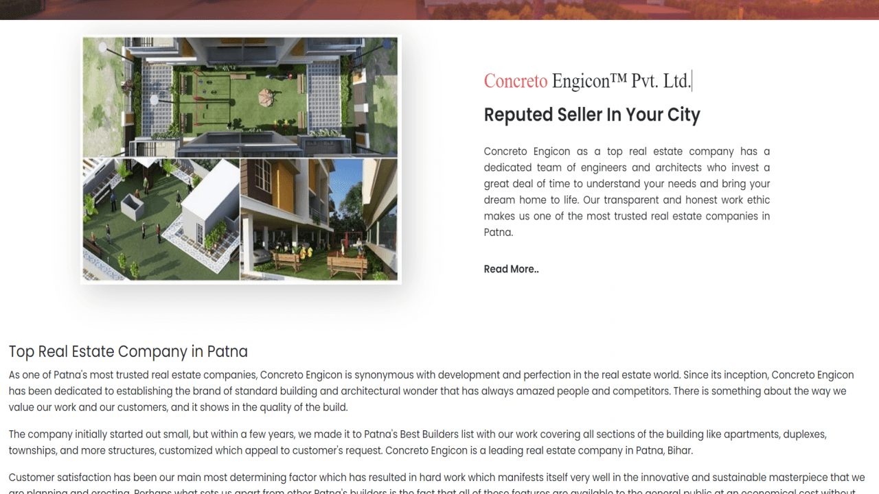 Download Real Estate Bootstrap Website Template Snapshot