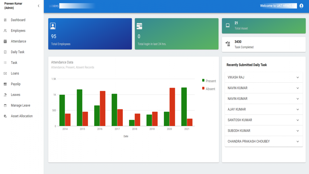 HRMS Source Code with GPS-Enabled Attendance Built with Python and React