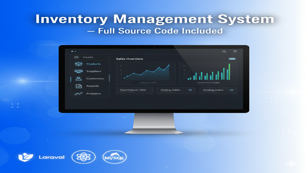 Inventory Management System Project in PHP with Source Code